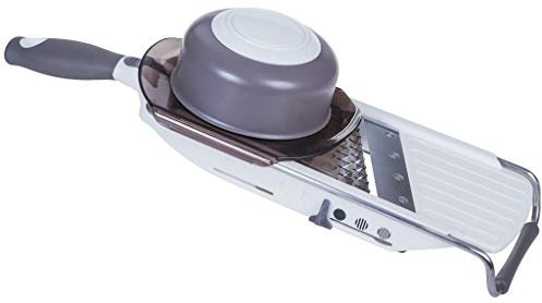 Progressive 10PL81100 PL8 Professional Hand Mandolin/Gourmet Slicer, Plastic/Stainless Steel , White