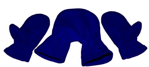 Tamiso Partnerhandschuhe/Pärchenhandschuhe - Geschenkidee für Weihnachten, Hochzeit, Jahrestag und Verlobung - Dunkelblau, Unisex, Erwachsene, Polyester/Fleece, One Size