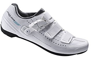 Shimano SH-RP5W Chaussures de vélo de Course pour Femme Taille 37 SPD-SL Fermeture Velcro à cliquet Multicolore