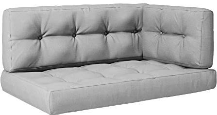 Vicco Palettenkissen Set Grau