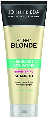 John Frieda Sheer Blonde Highlight Aktivierendes feuchtigkeitsspendendes Shampoo, 250 ml