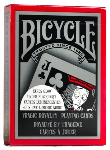 Bicycle 10015588 1018404 Tragic Royalty Leuchtende Spielkarten, Rot, Poker