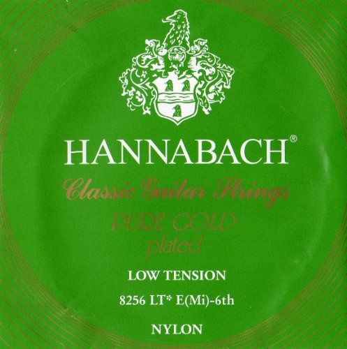 Hannabach Klassikgitarrensaiten Serie 825 Low Tension Spezialvergoldung - E6w