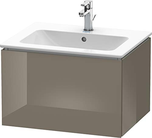 Duravit l-cube Waschtisch Waschbecken 1 Schubfach Flanell grau glänzend