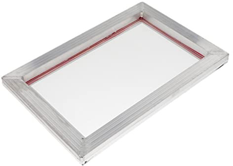 B Baosity Siebdruckrahmen Siebdruckgewebe Rahmen Bildschirm für Siebdruckfabrik, aus Aluminium - 20x30cm 90T