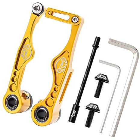 Perfeclan Bike V Bremsen vorne hinten Set Ersatz, Vorne Hinten V Bremse Faltrad Radfahren V Bremse Ersatz, Fahrrad V-Brake Bremskörper Bremsen Set Aluminium für MTB Bike BMX Reparatur Teile
