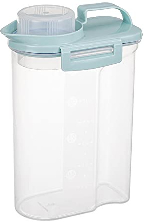 Fulenyi Vorratsdose aus BPA frei Plastik, 2,5 kg Aufbewahrungsbox Küche Luftdicht Behälter mit Deckel, Frischhaltedose für Müsli, Reis, Mehl, Futter Haustiere
