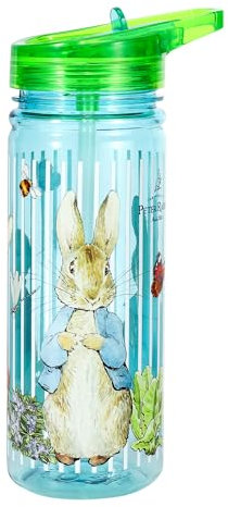 Zawadi Global Peter Rabbit 580 ml Wasserflasche für Kinder Schule Trinkflasche aus strapazierfähigem Ecozen wiederverwendbar BPA-frei