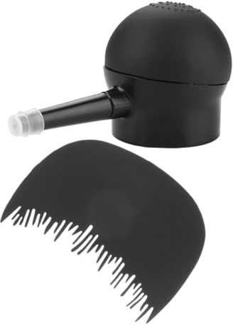 IWOWHERO 2 Stück Haarfaserspray mit Sprühdüse und Haaransatzkamm zur Verdichtung bei Dünnem Haar für Männer und Frauen Natürlicher Look Tragbar für Alltag und Reisen