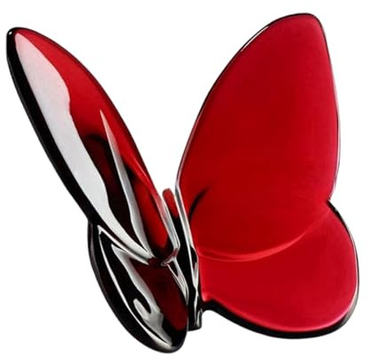 Euyehn Figurine de Papillon en, Jolie Statue de Papillon Volant en Verre, décoration de Table Papillon en Verre pour fêtes de Mariage