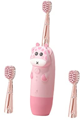 VALICLUD 1 Set Elektrische Zahnbürstenset Für Babyzahnbürste Cartoon Mundpflege Kinder Kinder Rosa Borsten
