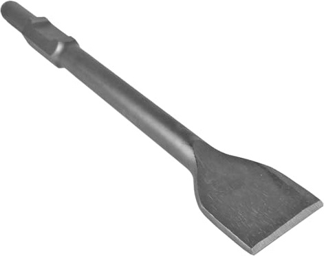 HERO Breitmeißel SDS-HEX Spatmeißel 75 x 400 mm Fliesenmeißel Abbruchmeißel Meißel Meissel Stemmhammer Abbruchhammer Bohrhammer Flachmeißel Flachmeissel Schaufelmeißel Breitmeissel Spatmeissel 6-Kant