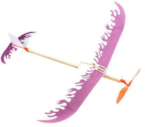 Bkljkf Elastic Band Airplanes, Construction Kits for Gliders - Gliders Games for Children Adults Sports & Outdoor Leisure