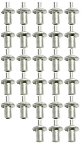 Remaches de expansión aleación aluminio tipo golpe metal, clavos accionamiento por martillo, tornillos varilla perforadora, tableros, sujetadores pared, piezas(100pcs,11mm)