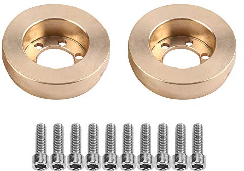 Contrepoids Inal B d'usinage CNC pour moyeu de roue de voiture sur chenilles RC 1.9/2.2, poids de roue B, poids léger avec ajustement hexagonal de 12 mm, Compatible