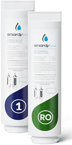 smardy blue 2in1 Ersatzfilter Set mit RO-Membran für CampingBar genius | Mit CBS-Filter, passend für die mobile Osmoseanlage, Original-Ersatzfilterset für unterwegs und Camping