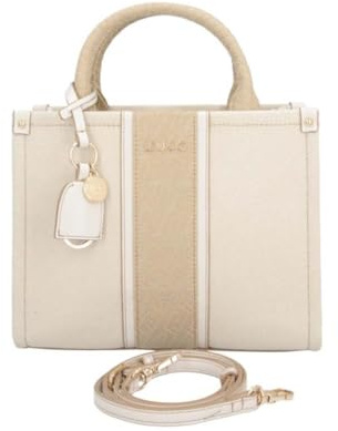 Liu Jo borsetta borsa a tracolla Ridhi Tote Bag Neutro/Cream avorio
