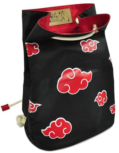 CoolChange Hochwertige Akatsuki Tasche | Seesack mit roten Wolken