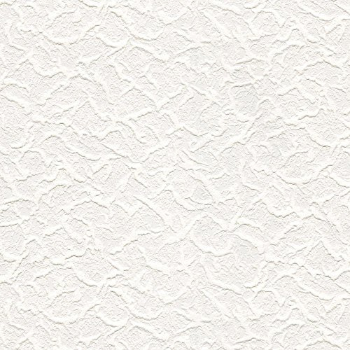 Moda White Paintable Blown Vinyl Textured Wallpaper Cracked Ice White Paste The Paper