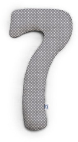 Theraline my7 Seitenschläferkissen mit Bezug, waschbar 60°C, Stillkissen & Lagerungskissen ergonomisch mit integriertem Kopfkissen, Kissen für Seitenschläfer mit wattiertem Bezug für mehr Komfort