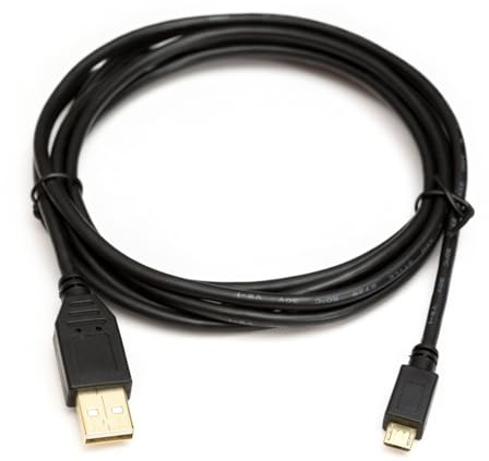 SvediTec Cavo USB adatto per fotocamera digitale Canon EOS 850D, cavo dati – placcato oro – lunghezza 2 m
