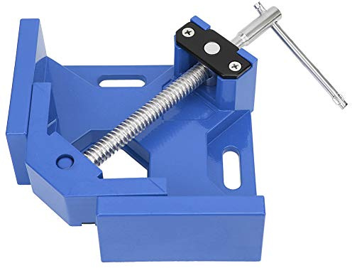 Adjustable Corner Clamp, Right Angle Clamp with Swing Jaw T-Handle, Aluminium Alloy 90 Degree for Woodworking Welding Framing Drilling Projects