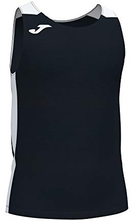 Joma Camiseta Tirantes Record II Negro Blanco, XL