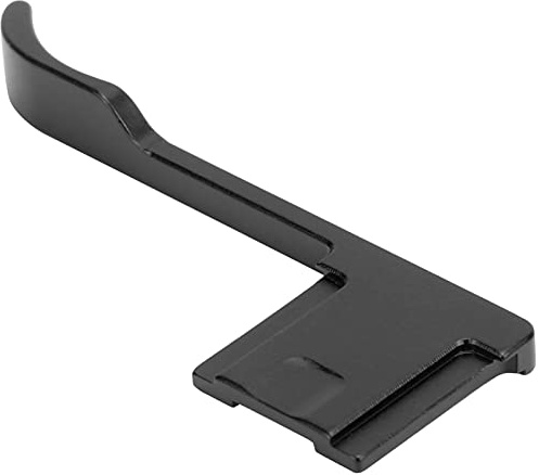 Kamera-Daumengriffe, Blitzschuh aus Metall Thumb Up Rest Handgriff Daumenauflage Griff für Ricoh GR2, für Fujifilm X70(schwarz)