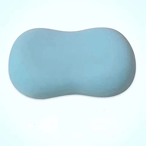 XXZUOAN Memory-Schaum-Kissen, ein weiches Kissen, das sich wie ein Katzenbauch anfühlt, Nackenkissen, sehr geeignet für Schlaflosigkeit, waschbarer Bezug (blau).