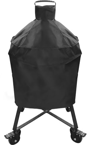 Grillabdeckung passend für Mini-Max & Mini Big Green Color Egg, grünes Ei, schwarz, wasserdicht, komplette Grillabdeckung, Smoker-Zubehör, hochwertiger Stoff, Outdoor-Grillabdeckung für große grüne