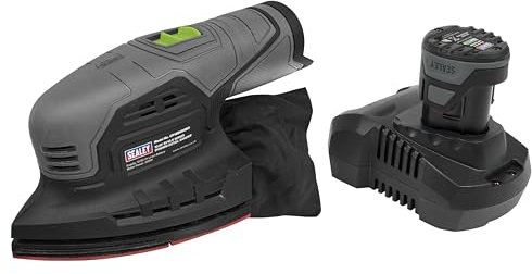 Sealey 10.8V 2Ah SV10.8 Series Cordless 150mm Detail Sander - CP108VDS