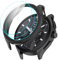 GIOPUEY [1+3 Stück Bling Hülle Kompatibel mit Xiaomi Watch 2 Pro, mit Schutzfolie, Hartplastikmaterial, Antikollision, Xiaomi Watch 2 Pro Cover - Black
