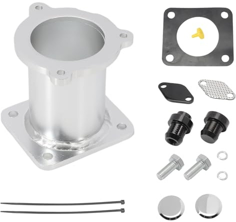 Konuooer EGR & Cooler Delete Valvola Kit di Rimozione per E87 E90 E92 E93 E60,EGR Kit Regolazione Tubo di Ricambio per 320d 325d 330d 525d 530d 520i X3 X6 X5