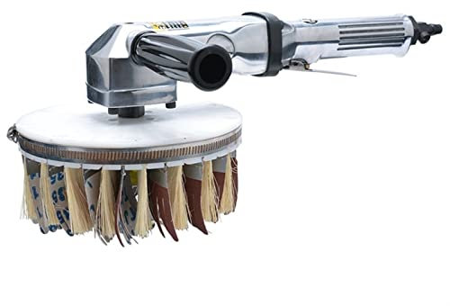 NOALED Polisseuse rotative pneumatique de Forme Ponceuse Porte d'armoire Objet irrégulier Machine de Polissage Travail du Bois Brosse en Tissu abrasif BD-6025 Assure Le Confort