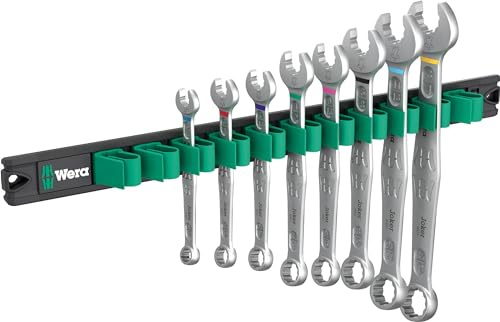 Wera 05020235001 9642 Magnetleiste 6003 Joker Imperial 1 Ringmaulschlüssel-Satz, 9-teilig