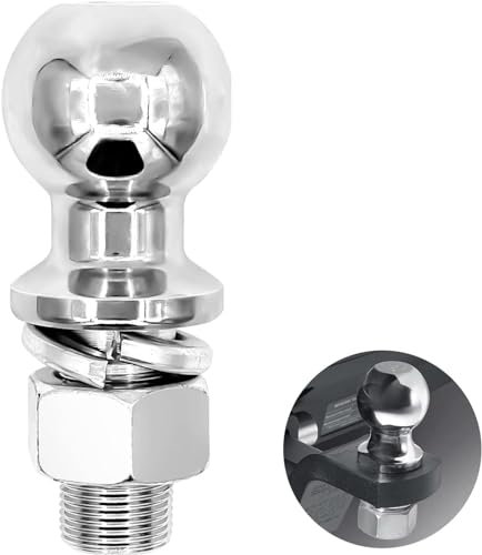 Binario agricolo con testa sferica da 50MM 3,5T, vite Ø25mm, gancio di traino, per aste di accoppiamento con un carico fino a 3,5 tonnellate