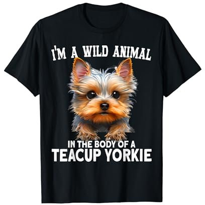 Yorkshire Terrier Teacup For Sale Plush Fan Teacup Yorkie T-Shirt