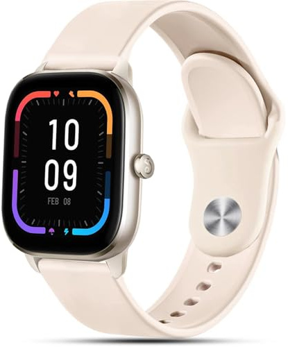 VELULYX Silikonarmband für Amazfit GTS 4/GTS 4 Mini, GTS 3, GTS 2/GTS 2 Mini/GTS 2e,GTS, 20mm Sportarmband für Amazfit Bip 3/Bip 3 pro, Bip U/Bip U Pro, Bip S/Bip S Lite, Bip/Bip Lite