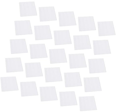 FUNOMOCYA 25 Quadratisches Ölaborbierendes Papier Backpapier Ölfestes Papier Für Grill Und Biologisch