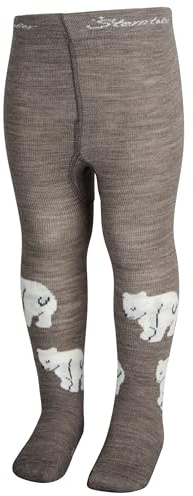 Sterntaler Unisex Strumpfhose Wolle, braun Mel, 104