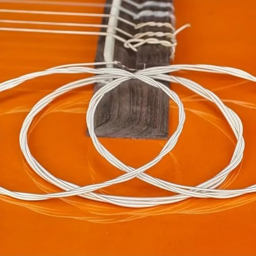6 Stk Klassische Gitarrensaiten Konzertgitarre Nylon Saiten Set Klassik Gitarre ZikiJackson - Saiten: E-045, A-036, D-030, G-040, B-032, E-028