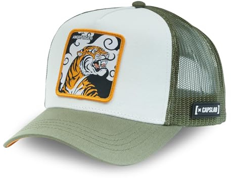 Capslab Trucker Cap mit mystischem Tiermotiv – Baseball Kappi – verstellbar – stylische Mesh Mütze – Unisex – Verschiedene Designs