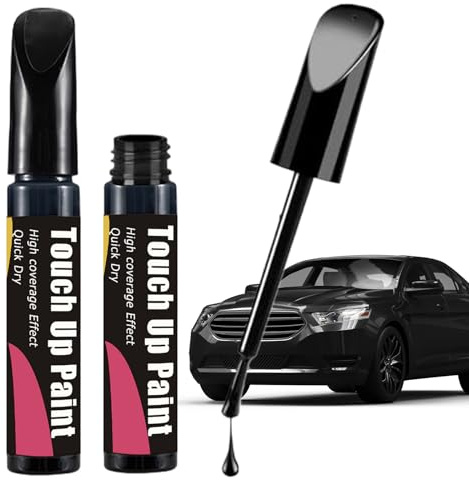 Cutiolly Lackstift Schwarz,2pcs Lackstift Auto,Lackstift Schwarz Glänzend,Kratzer Entferner Auto,Schwarz Lackstift Auto,Car Scratch Remover,für Auto Kratzer Reparatur