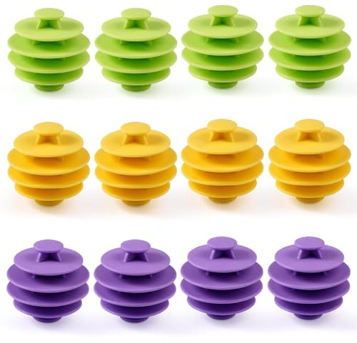12 palline in silicone per asciugatrice, per lavatrice, palline in plastica per lavanderia UK, palline per lavanderia UK, palline per asciugatura in lavatrice