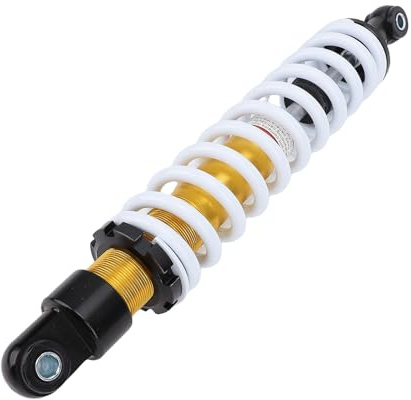 WALFRONT Amortisseur Réglable de 400mm pour Moto, Quad, Dirt Bike, Go Kart, Performance, Suspension à Ressort pour les Pilotes