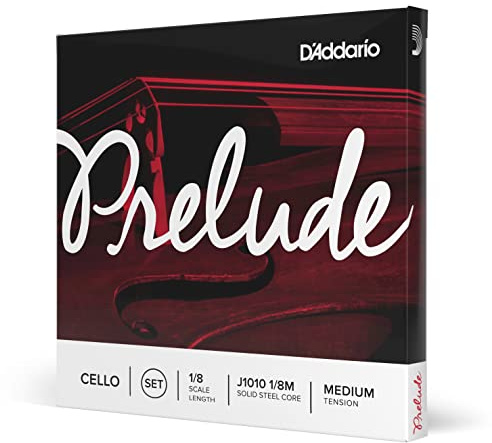 D'Addario J1010 1/8M förspel 1/8 skala medium spänning cello sträng set
