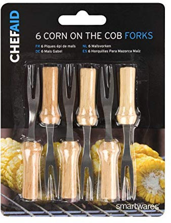 Chef Aid Stainless Steel Corn on The Cob Forks