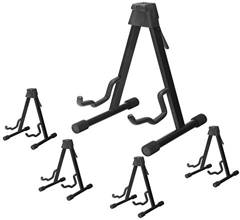 McGrey GS-UNI Universal Gitarrenständer 5x Set, Stabile Metall-Ausführung