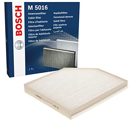 Bosch M5016 Standard Cabin Filter, Replacement Filter - Filters Pollen and Dust for Cleaner Air Inside the Vehicle
