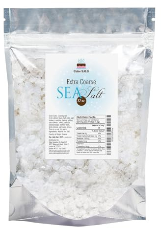 Premium Atlantic Sea Salt, Extra Coarse Grain 2 lb.